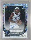 Jahmai Mashack 2025 Bowman Chrome #BCA-JM Speckle Refractor RC Rookie Auto /299