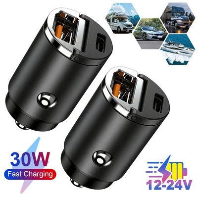 2x 12V QC 3.0 PD USB Auto KFZ Steckdose USB-C Ladegerät Buchse Dose KFZ Einbau
