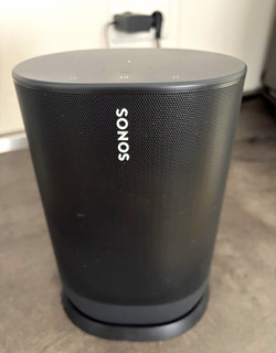 Sonos Move 1 Smart Speaker Black Bluetooth WiFi USB C Alexa Touch Control
