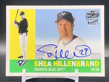 2021 Topps Archives Shea Hillenbrand Fan Favorites Auto - Toronto Blue Jays