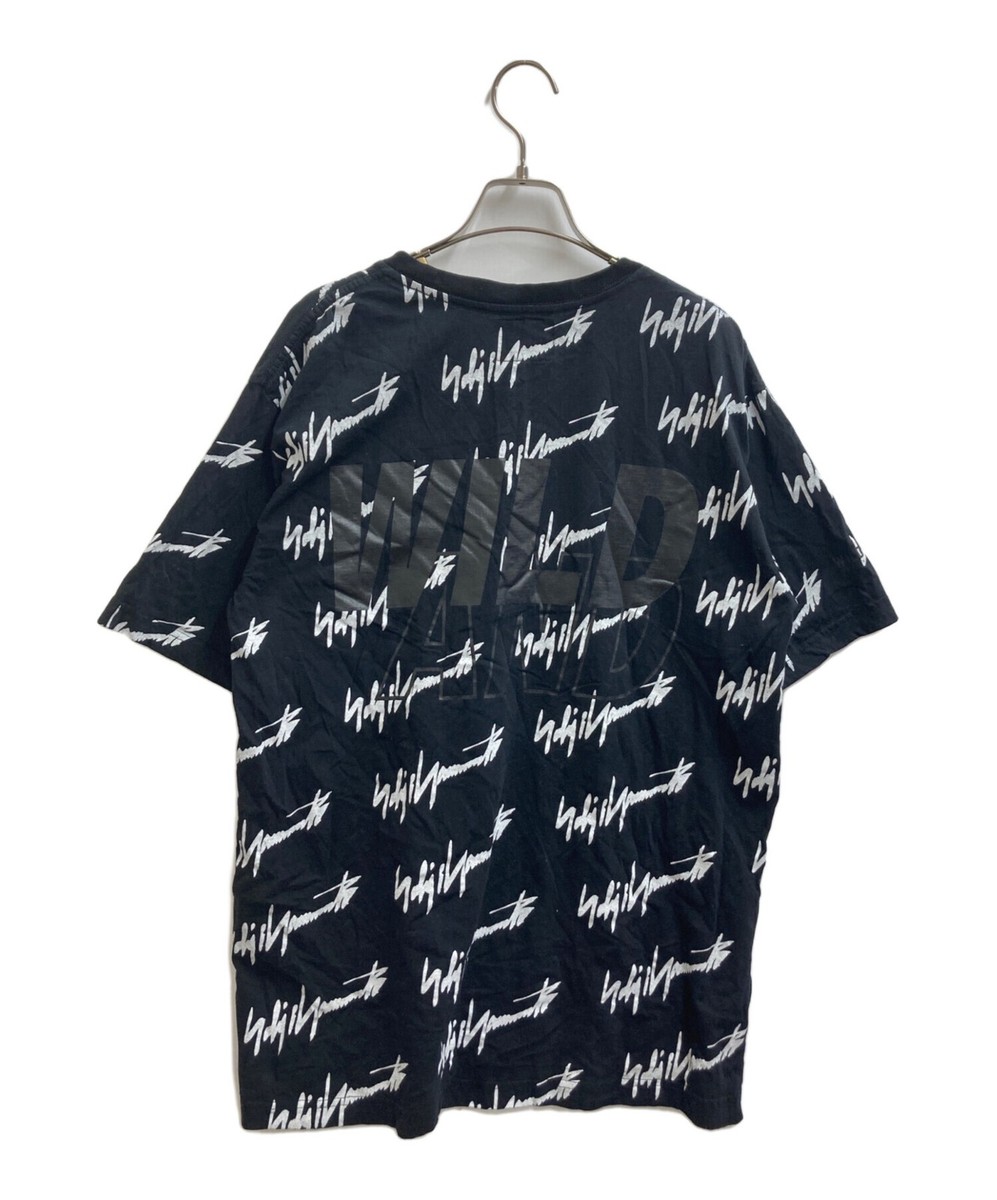 WINDANDSEA×youjiyamamoto tee WIND AND SEA × WILDSIDE YOHJI YAMAMOTO Logo T-Shirt Black