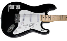Tommy Lee Motley Crue Signed Autograph Electric Guitar Beckett COA