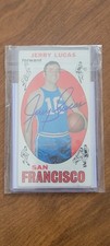 Jerry Lucas 1969-70 Topps Rookie Card Autographed NBA Top 50 Hall Of Fame. rookie card picture