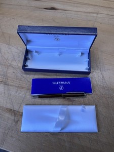 Waterman Hemisphere Ballpoint Pen Metallic Cognac Brown and Chrome Made France