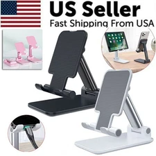 Adjustable Cell Phone Stand Foldable Tablet Holder Desktop Mount for iPhone iPad