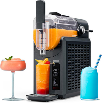 by Chefman Slush-Ease 68Oz Slushie Machine, 48Oz Liquid Capacity Frozen Drink Ma