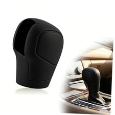 Anti-Slip Automatic Car Gear Shift Knob Cover, Silicone Car Shift Black