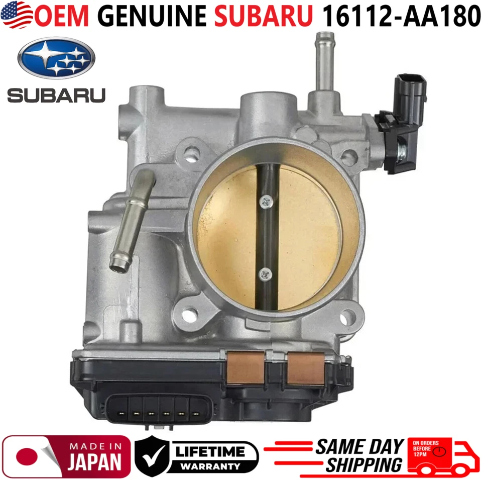 Cuerpo de acelerador GENUINO para Subaru Forester Impreza Legacy 2006-2011, 16112-AA180 Foto 4 de 4