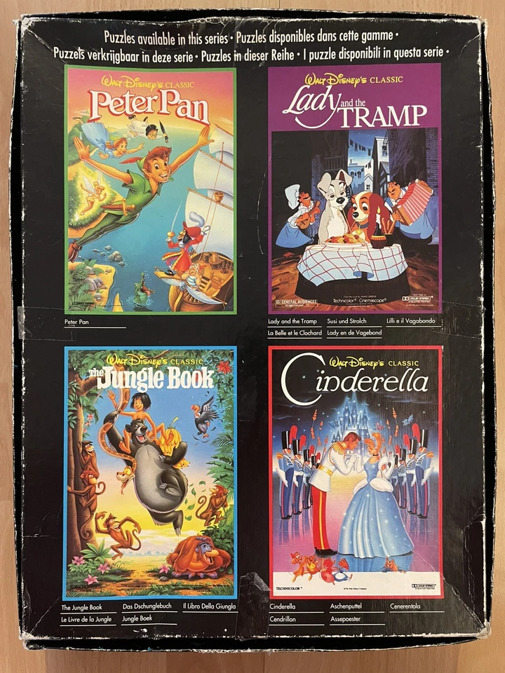 Waddingtons Puzzle USA 500 Teile Lady and the Tramp Vintage Disney Susi Strolch - Bild 3 von 4