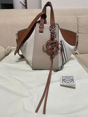 LOEWE Hammock Bag Brown Women's Used From Japan