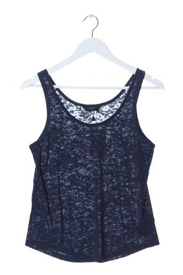 ELEVEN PARIS Basic Top Damen Top Gr. DE 38 blau Casual-Look