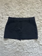 Aritzia Babaton Skirt Chisel Micro Skort Softly Structured Mid-rise Black Sz 2