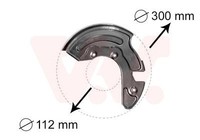 Van Wezel Spritzblech, Bremsscheibe 0323372 FüR Audi Vw