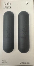 Bala Bars 2pc Hand 3 Pound Weight Set - Charcoal Punch 3lbs - 6lbs total