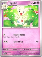 Togetic Obsidian Flames 084/197 Uncommon Pokemon Near Mint Pokemon Card
