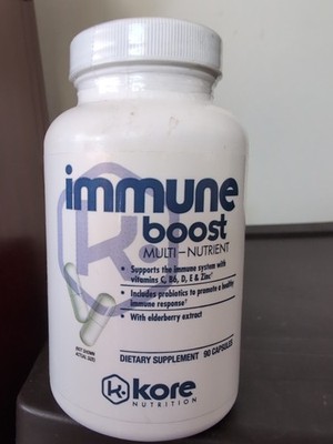 Kore Immune Boost Multi-nutrient Vitamin C-B6-D-E-Zinc-Probiotics- Elderberry