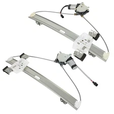 Pair Rear Side For 2005-2014 Ford F-150 Extended Window Regulator New w/Motor