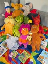 Dr. Seuss Kohl's Cares Plush Lot 7 Items Including Grinch,Lorax,Horton,Wocket