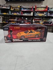Jada Brian's Toyota Supra Fast  Furious 1/24 Orange Graphics Diecast Car NEW