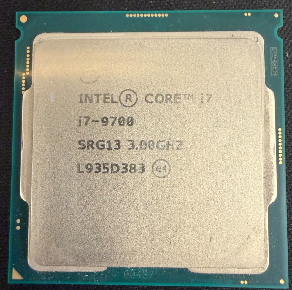 Intel Core i7-9700 3.0 GHz Octo-Core (SRG13) Processor | eBay