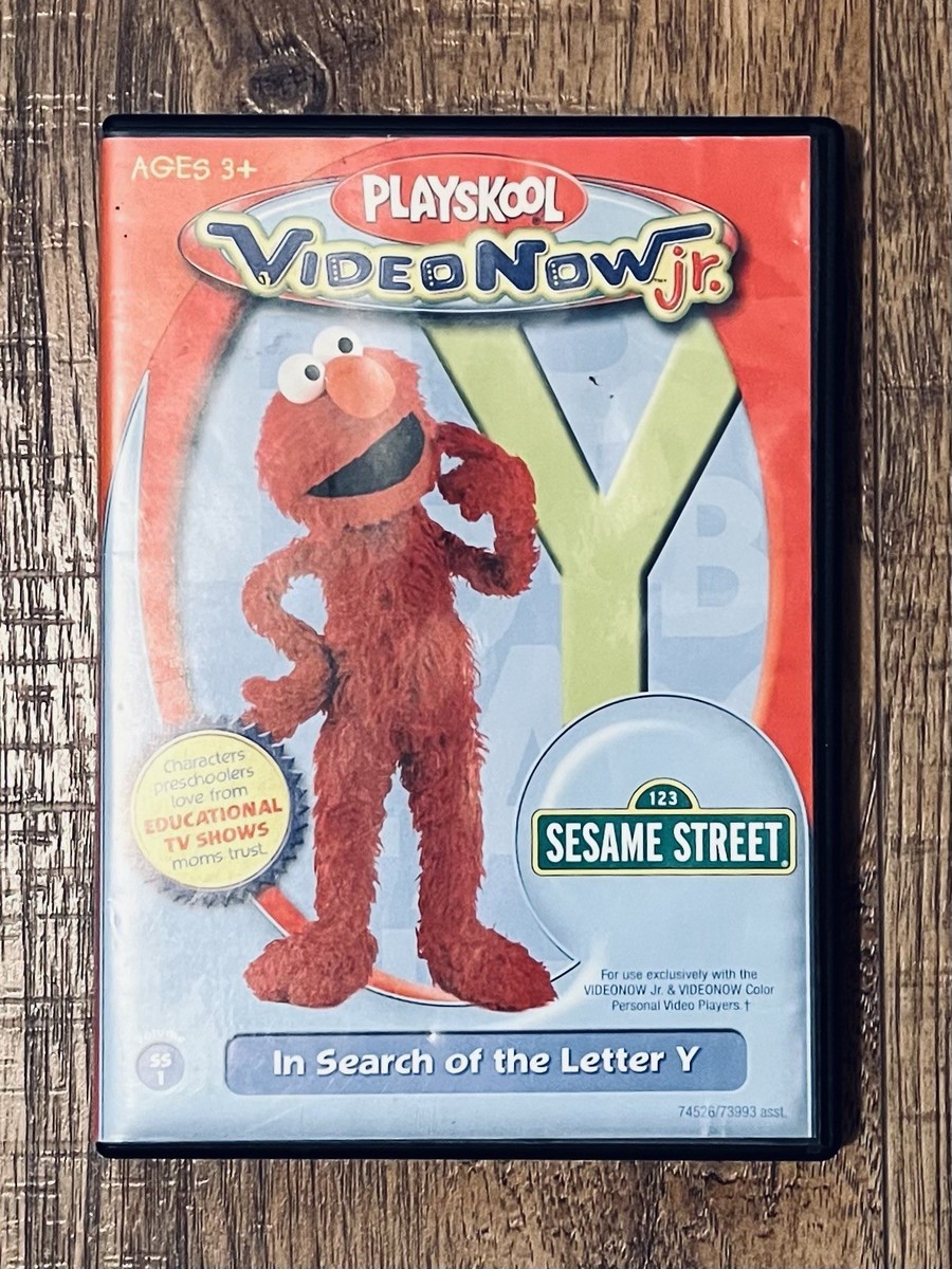 Playskool VideoNow Jr. PVD Sesame Street In Search Of The Letter Y