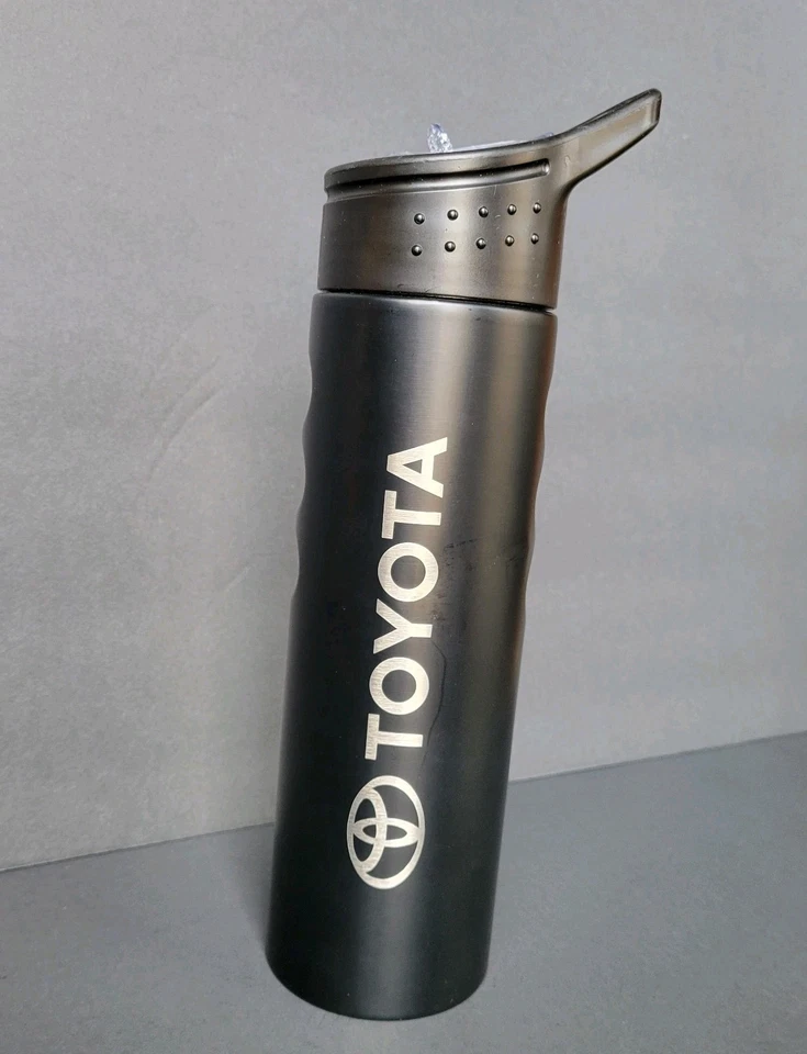Toyota Water Bottle Thermos Cold Water Cup Straw Lid 20oz Tumbler Cars Trucks - Image 2 of 4