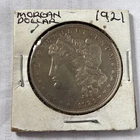 1921 Morgan Silver Dollar $1 Coin - Uncertified US Morgan Dollar