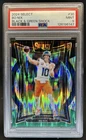 2024 Panini Select Bo Nix Concourse RC Black and Green Prizm Shock #30 PSA 9