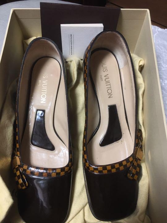 LOUIS VUITTON Pumps Enamel Size 35.5 US About4.5 Women thumbnail 7