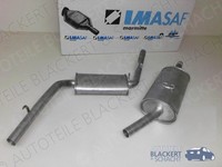 Imasaf Auspuff Set Mitteltopf + Endtopf für VW Passat (32) 1.8 82KW 1983-1988