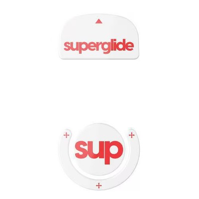 Pulsar Superglide 2 Mouse Skates Mouse Sole White Red Unused