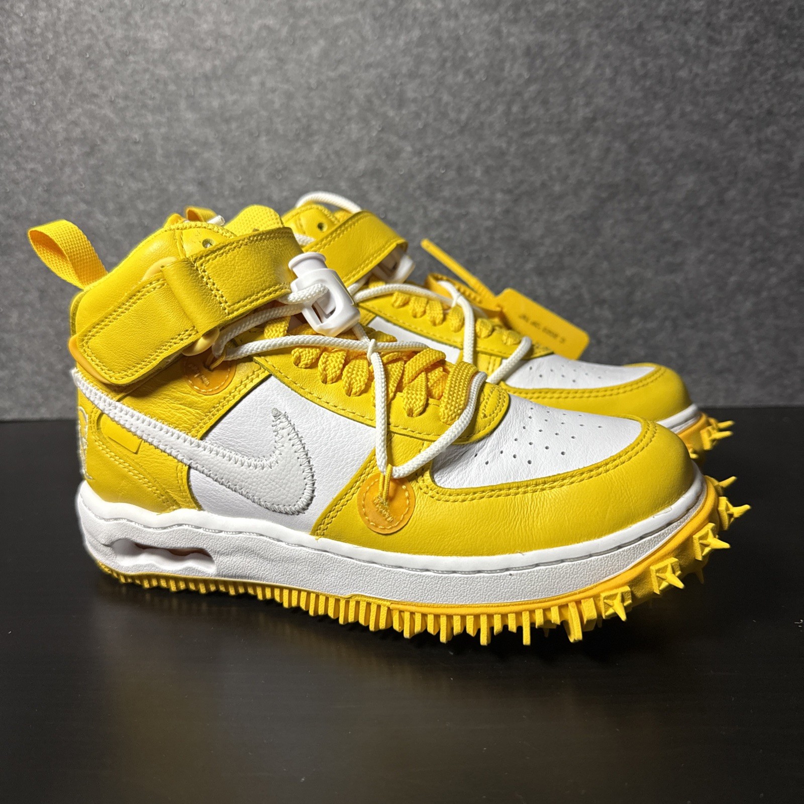 OFF WHITE X NIKE Nike Air Force 1 MID SP X Off White Varsity Maize taglia Eu 37 5 giallo uomo donna