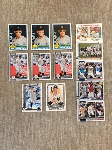 Topps Aaron Judge Baseball Card Lot (13)