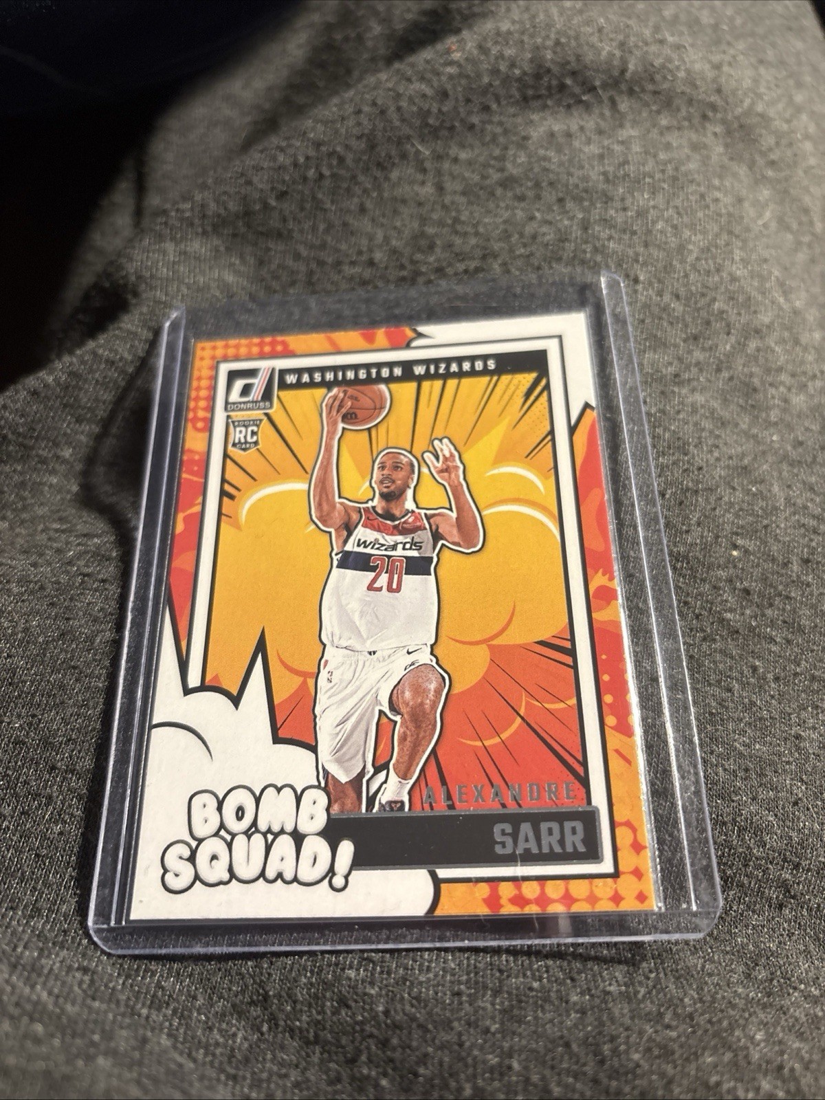 2024-25 Panini Donruss - Bomb Squad Alexandre Sarr #9 (RC)
