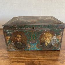 Antique Tin Chest Co-operative Wholesale Society CWS Jubilee 1863 - 1913