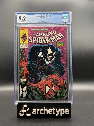 The Amazing Spider-Man #316 – Marvel (1989) CGC 9.2 NM- McFarlane Venom