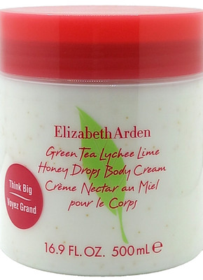 ELIZABETH ARDEN GREEN TEA LYCHEE LIME HONEY DROPS BODY CREAM 16.9 Oz / 500 ml