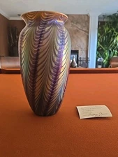 Vintage Lundberg Studios Amethyst Classic Splash 10.5 Flawless