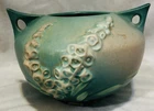 Roseville Vintage Art Pottery Foxglove Jardiniere Vase  4184 Sz 4.5" Circa 1942
