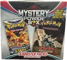 Pokemon Mystery Power Box Chase Pack Seeded 1:10 (5 Booster Packs) NEW SEALED