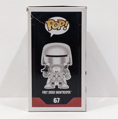 Funko POP Star Wars First Order Snowtrooper #67 Disney Bobblehead Toy Box Damage - Picture 6 of 8