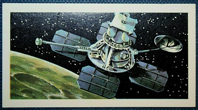 NASA  LUNAR ORBITER   Original 1971  Space Exploration Card  EF26MS