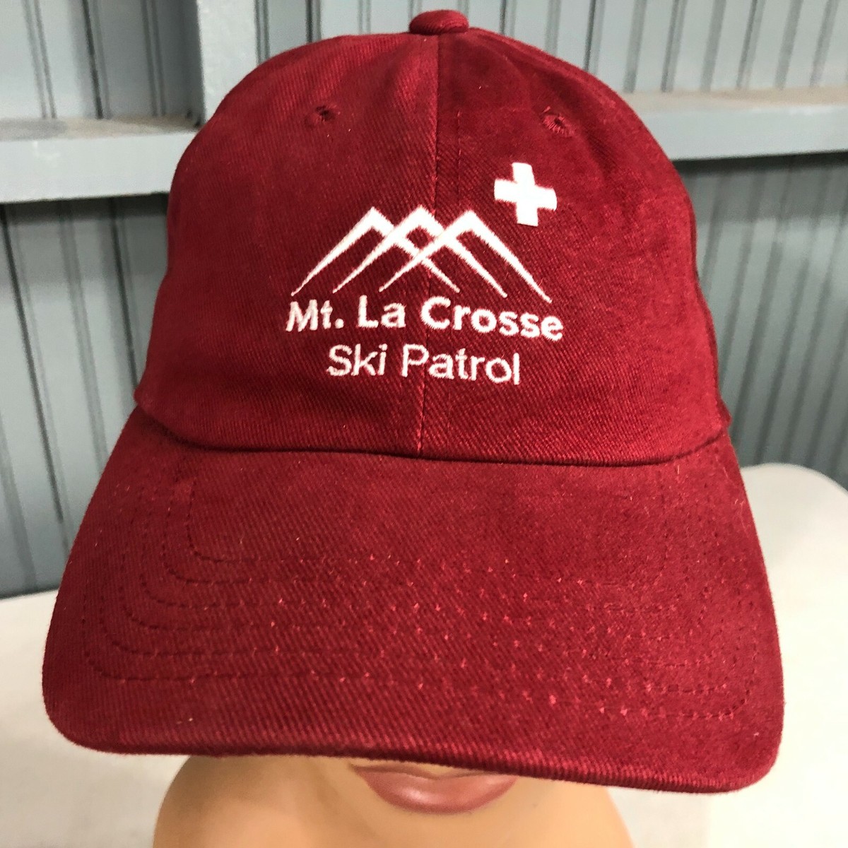 LaCrosse Wisconsin Ski Patrol Red Adjustable Baseball Cap Hat | eBay