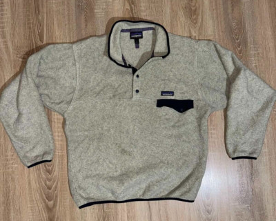 Patagonia Herren Winter Warm Logo Synchilla Outdoor Polartec Fleece Jacke Gr. S