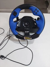 Logitech Driving Force Feedback E-UC2 Steering Wheel USB Power for PS2/PS3/PC