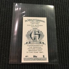 2016 TOPPS ALLEN GINTER COLLIN MCHUGH *NNO BACK MINI /50*  HOUSTON ASTROS