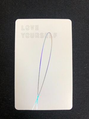BTS LOVE YOURSELF 承 HER Photocard SUGA O Version Official