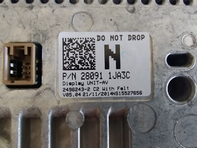 New Genuine Nissan / Infiniti Display Unit-Av 280911JA3C OEM | eBay