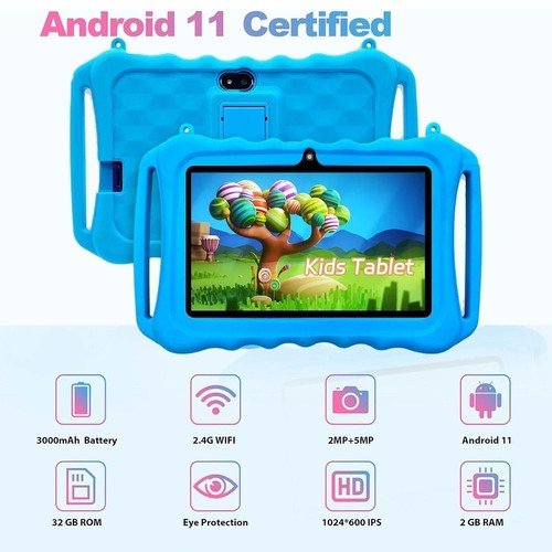 Bluetooth 7 inch Kids Tablet WiFi Learning Machine Children Gift - Picture 2 of 12