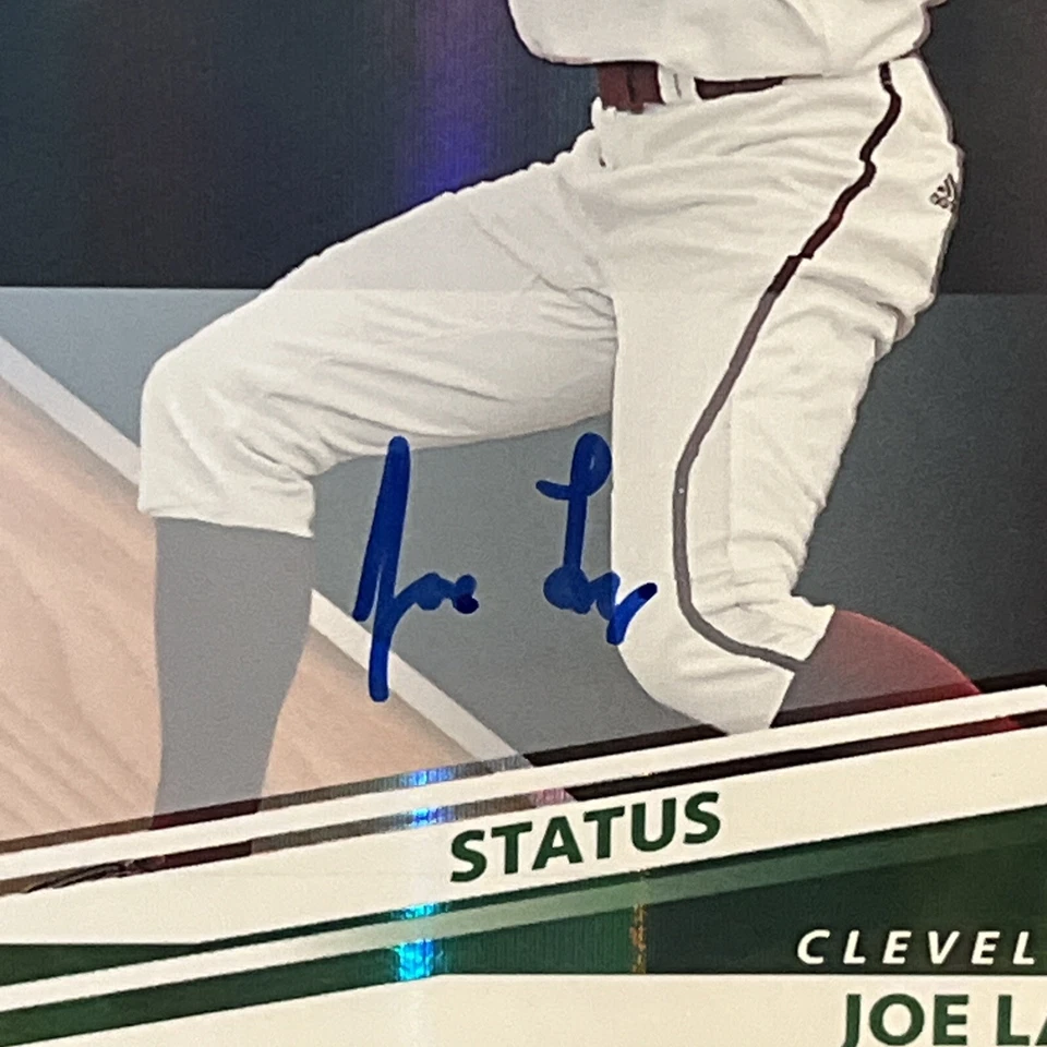 Joe Lampe 2022 Elite Extra Edition Status SSP Die-Cut #05/10 - Auto - Guardians - Image 3 of 4